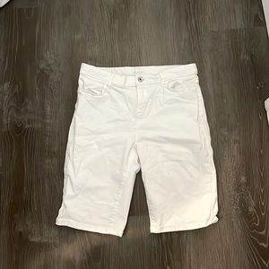 Place White Jean Shorts Size 16